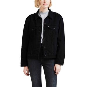 NWOT Levi’s Ex Boyfriend Trucker Jean Jacket in Black